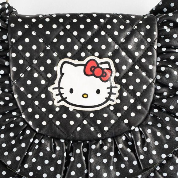 Hello Kitty Bags Hellokitty By Victoria Couture Blackwhite Polkadot